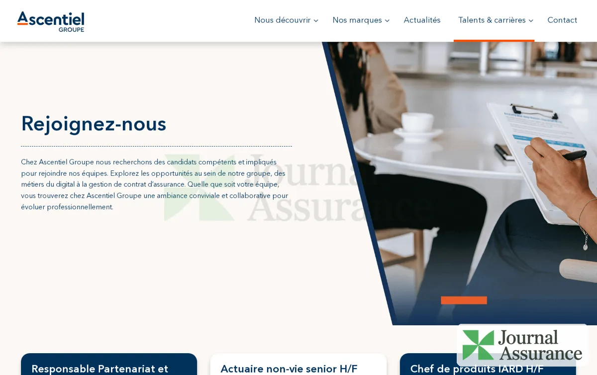 Capture : Recrutement | Ascentiel Groupe